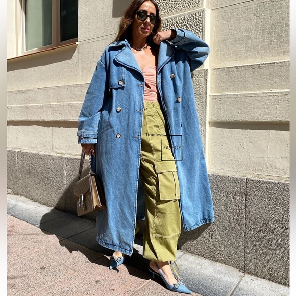 RARE MANGO RHINESTONE DENIM SLINGBACK SHOES LIMITED EDITION - Picture 3 of 9